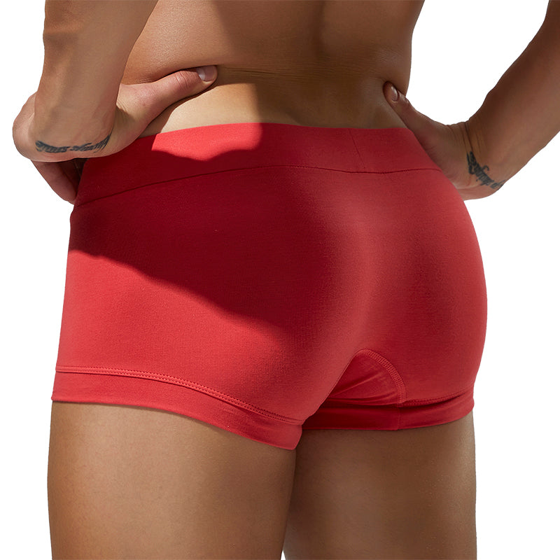 6 pieces SEOBEAN Men's underwear comfortable sweat-wicking boxers men's bump shorts