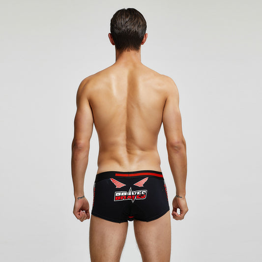 3 pieces SEOBEAN Men's underwear comfortable sweat-wicking boxers men's bump shorts