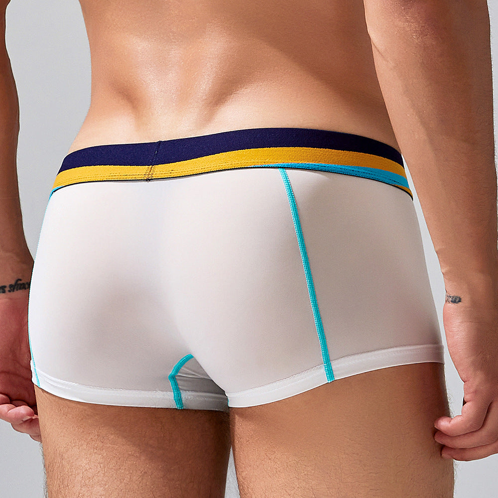 7 pieces SEOBEAN Men's underwear comfortable sweat-wicking boxers men's bump shorts