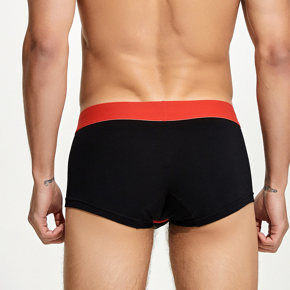 4 pieces SEOBEAN Angry birds Men's underwear comfortable sweat-wicking boxers men's bump shorts