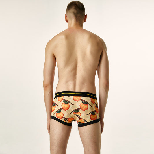 SEOBEAN Men's underwear comfortable sweat-wicking boxers men's bump shorts