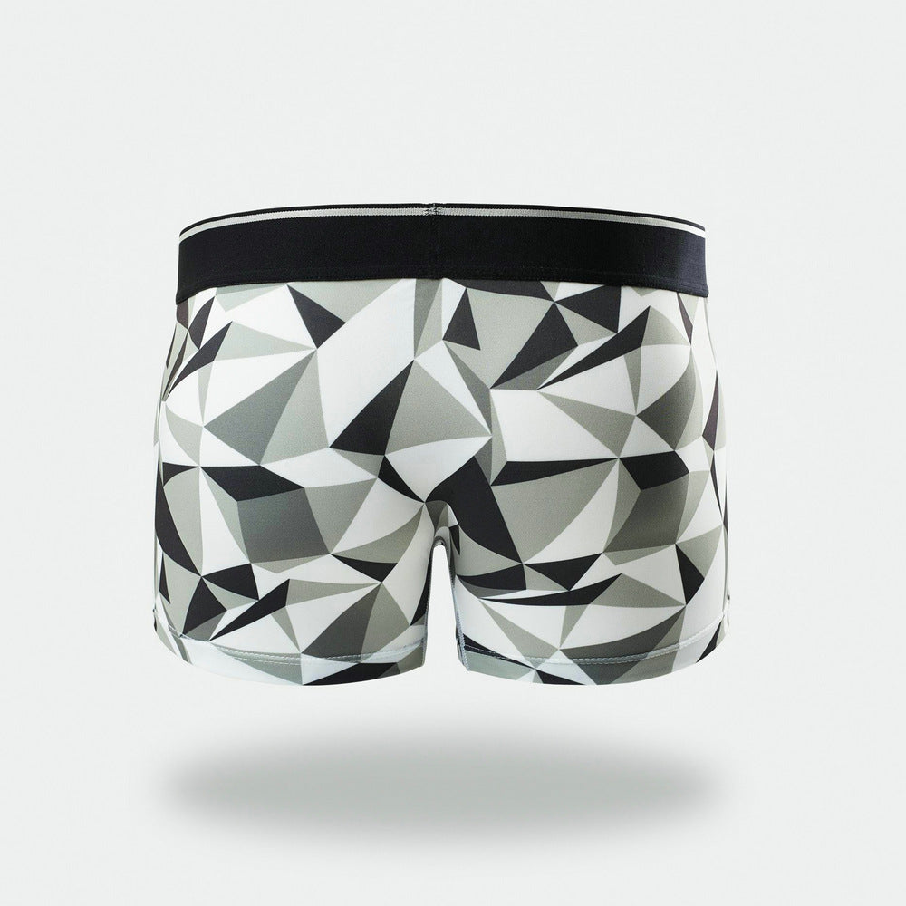 4 pieces SEOBEAN Men's underwear comfortable sweat-wicking boxers men's bump shorts