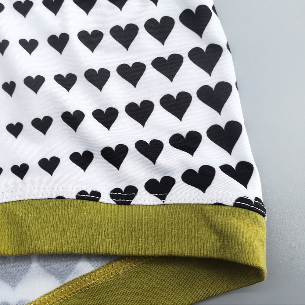 4-Pack SEOBEAN love Men's Low Waist Printed Dragon Boxer Briefs U-Shaped Comfortable Lightweight Fashion Innerwear