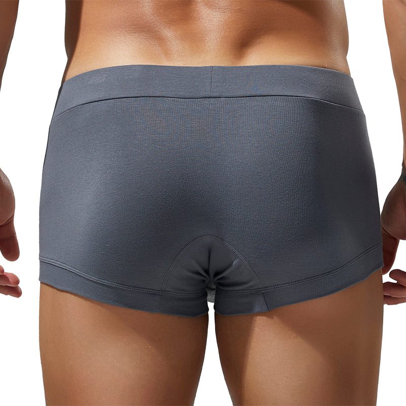 6 pieces SEOBEAN Men's underwear comfortable sweat-wicking boxers men's bump shorts