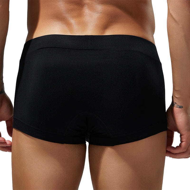 6 pieces SEOBEAN Men's underwear comfortable sweat-wicking boxers men's bump shorts
