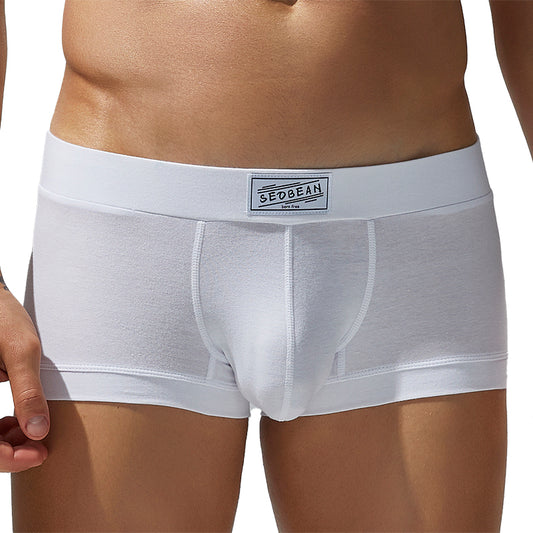 6 pieces SEOBEAN Men's underwear comfortable sweat-wicking boxers men's bump shorts