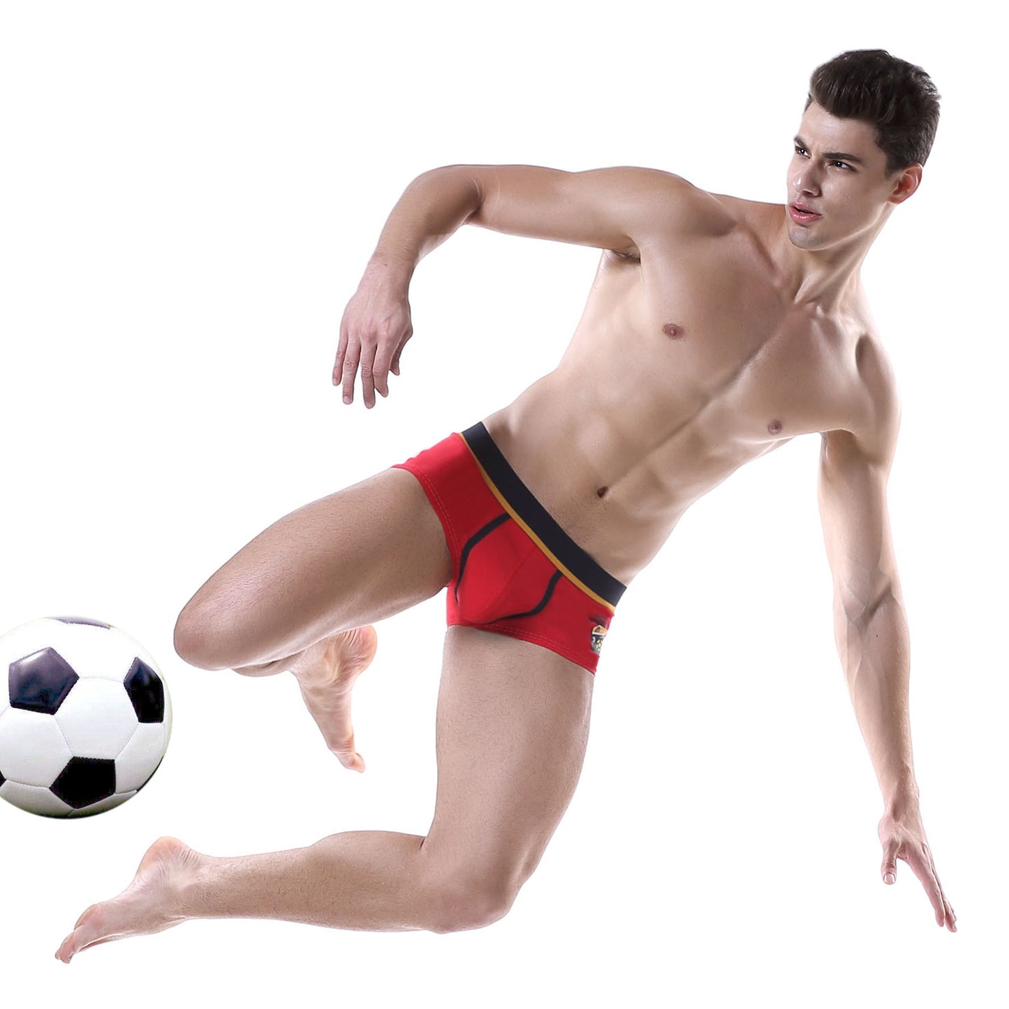 4 pieces SEOBEAN Men's cotton underwear comfortable sweat-wicking boxers men's bump shorts