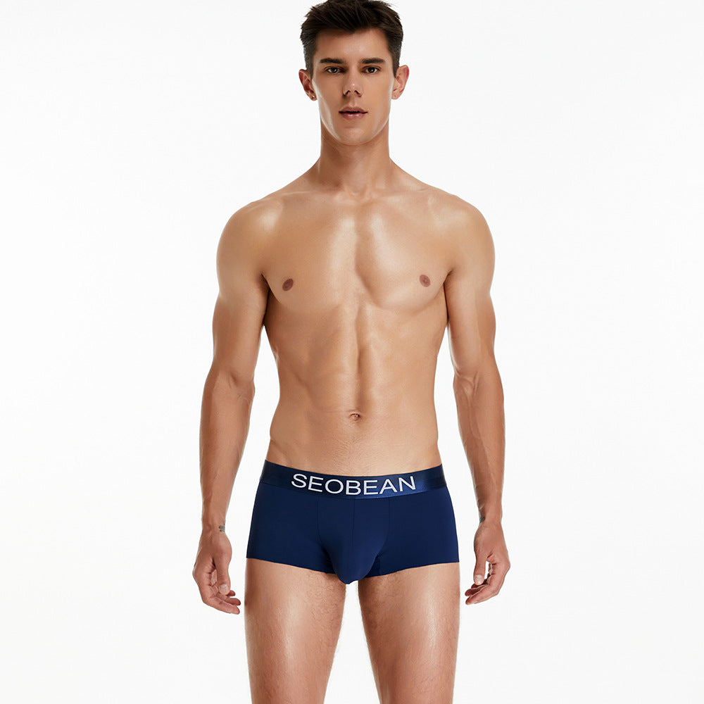 6 pieces SEOBEAN Men's underwear comfortable sweat-wicking boxers men's bump shorts