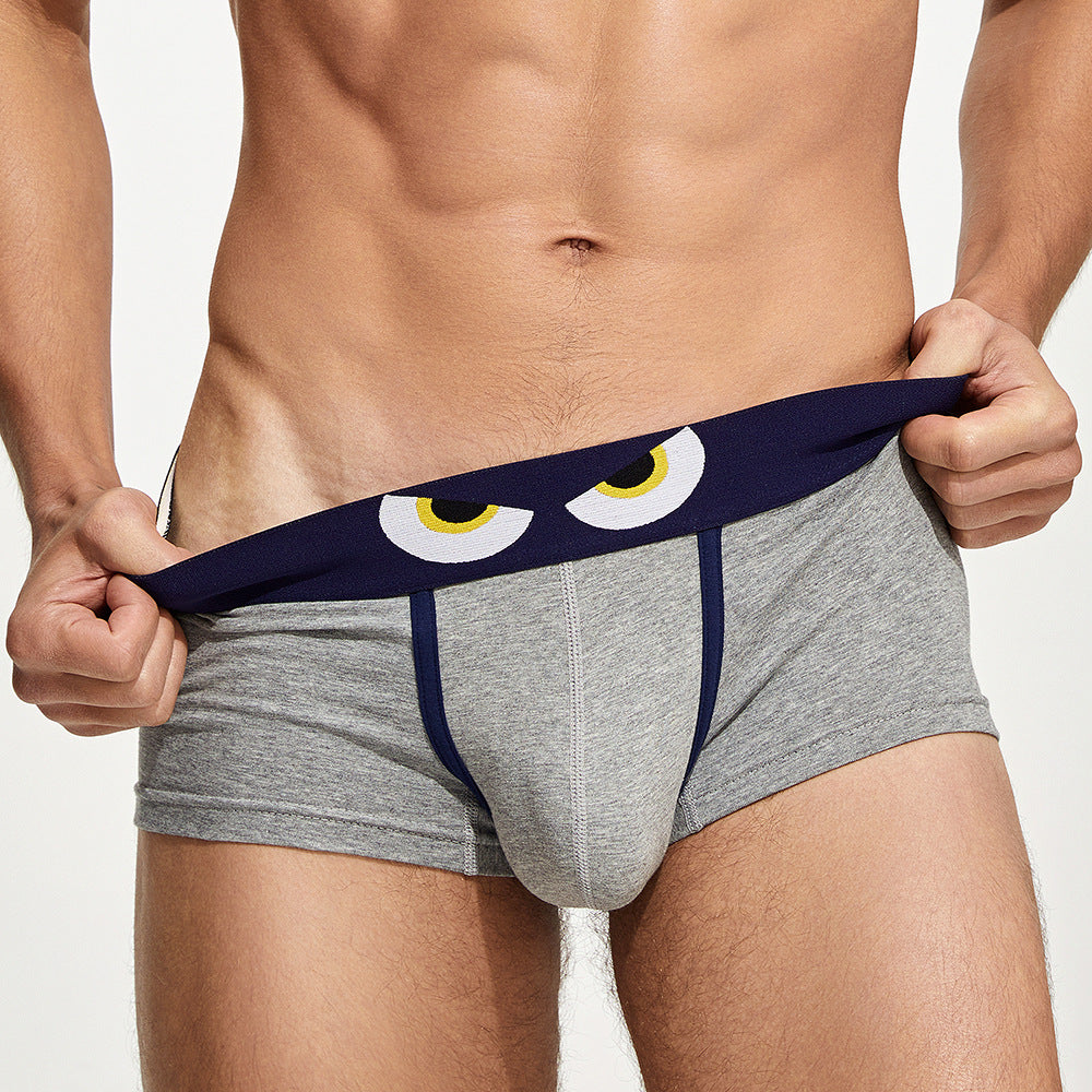 4 pieces SEOBEAN Angry birds Men's underwear comfortable sweat-wicking boxers men's bump shorts