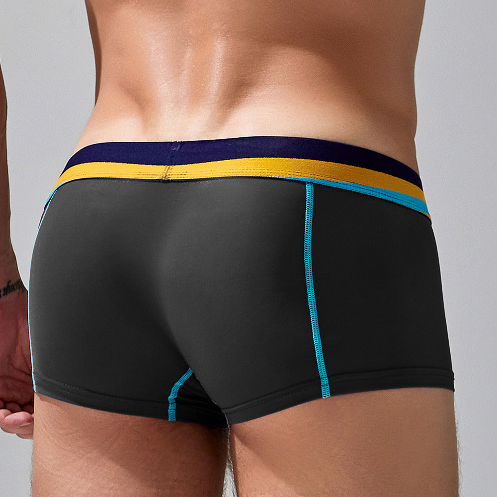 7 pieces SEOBEAN Men's underwear comfortable sweat-wicking boxers men's bump shorts