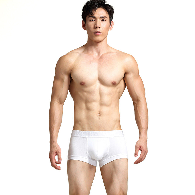 8 pieces SEOBEAN Men's underwear comfortable sweat-wicking boxers men's bump shorts