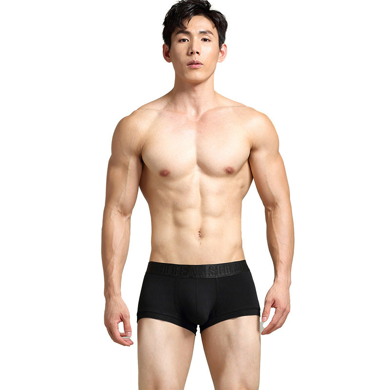 8 pieces SEOBEAN Men's underwear comfortable sweat-wicking boxers men's bump shorts
