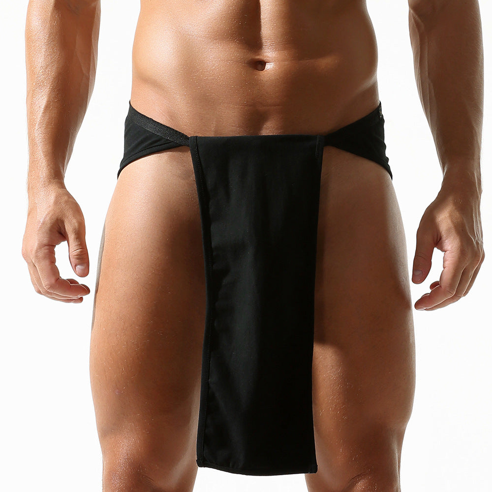 TAUWELL Men's Briefs Sexy Sexy Inner Pocket Briefs Comfortable Bib Briefs