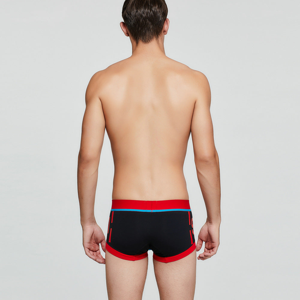 8 pieces SEOBEAN Men's cotton underwear comfortable sweat-wicking boxers men's bump shorts