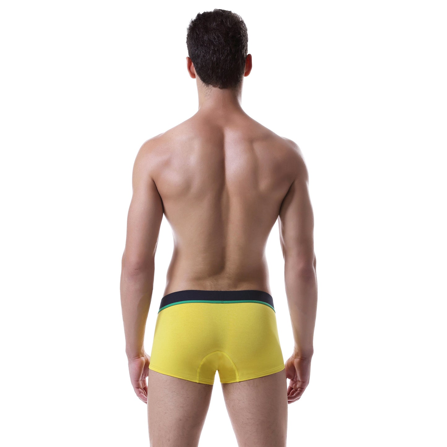 4 pieces SEOBEAN Men's cotton underwear comfortable sweat-wicking boxers men's bump shorts