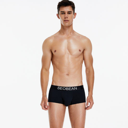 6 pieces SEOBEAN Men's underwear comfortable sweat-wicking boxers men's bump shorts