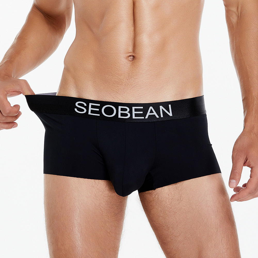 6 pieces SEOBEAN Men's underwear comfortable sweat-wicking boxers men's bump shorts