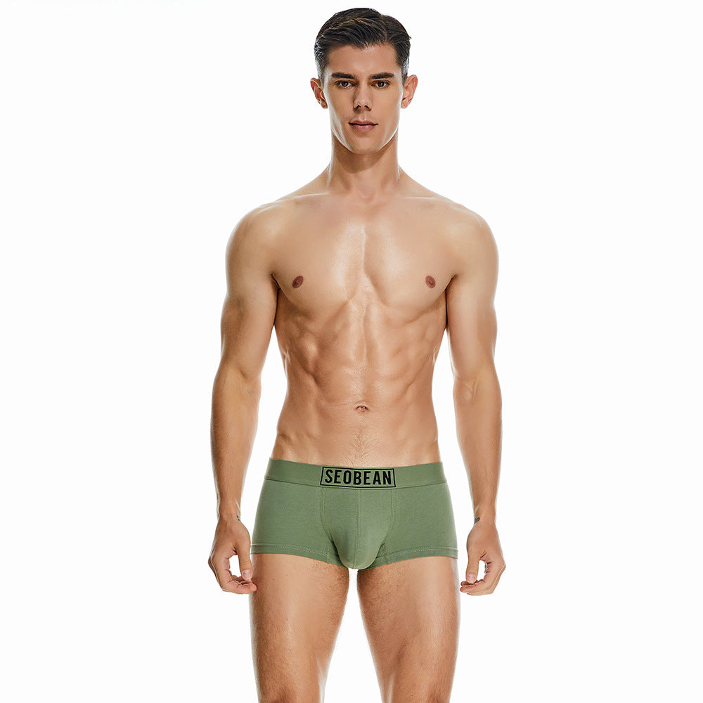 7 pieces SEOBEAN Men's underwear comfortable sweat-wicking boxers men's bump shorts