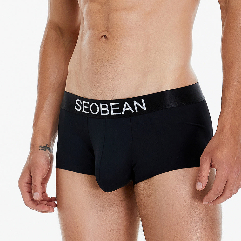 6 pieces SEOBEAN Men's underwear comfortable sweat-wicking boxers men's bump shorts