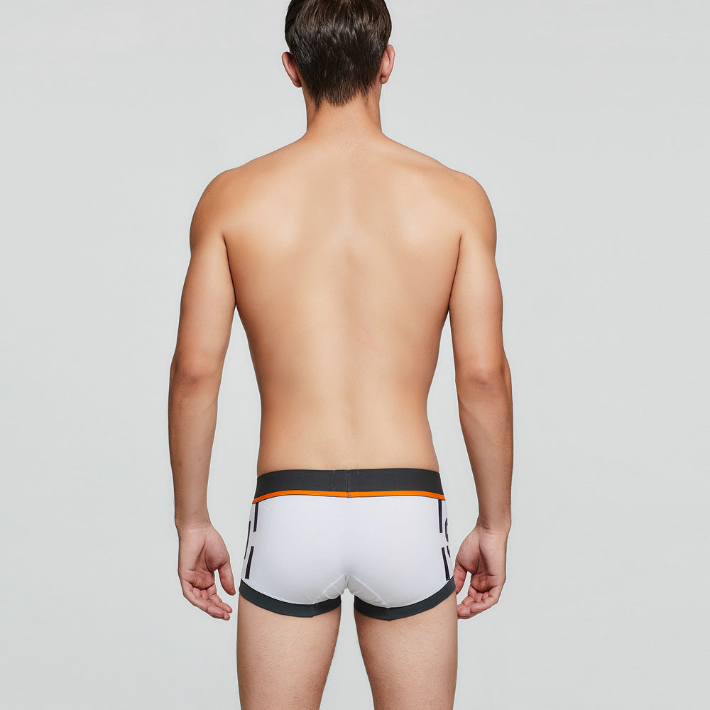 8 pieces SEOBEAN Men's cotton underwear comfortable sweat-wicking boxers men's bump shorts