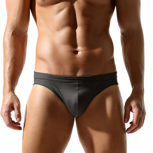 TAUWELL briefs sexy mesh European and American briefs fashionable denim convex triangle underwear