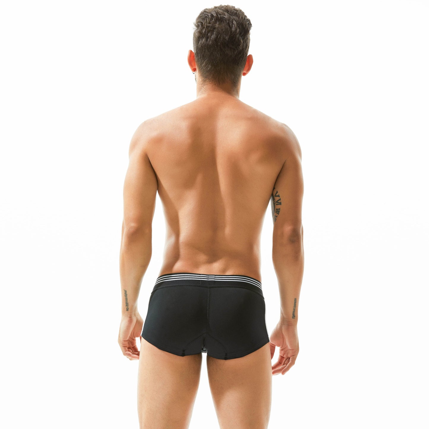 5 pieces SEOBEAN Men's cotton underwear comfortable sweat-wicking boxers men's bump shorts