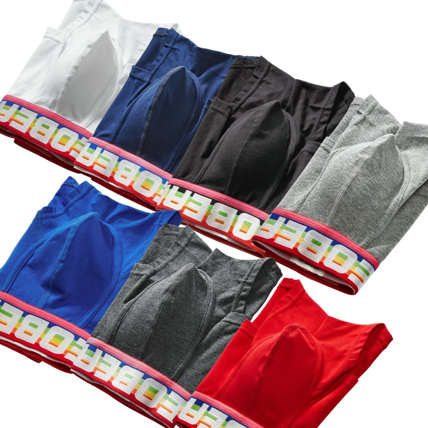 7 pieces SEOBEAN Men's underwear comfortable sweat-wicking boxers men's bump shorts