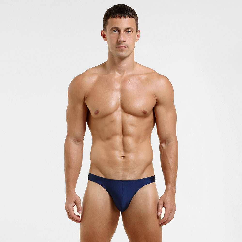 TAUWELL bikini briefs men's sexy single thong fashion sports fluorescent briefs