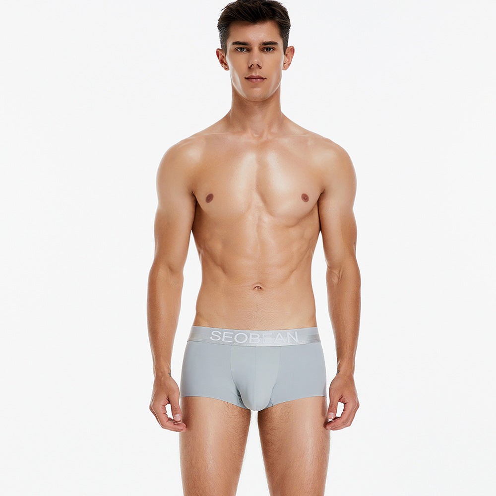 6 pieces SEOBEAN Men's underwear comfortable sweat-wicking boxers men's bump shorts