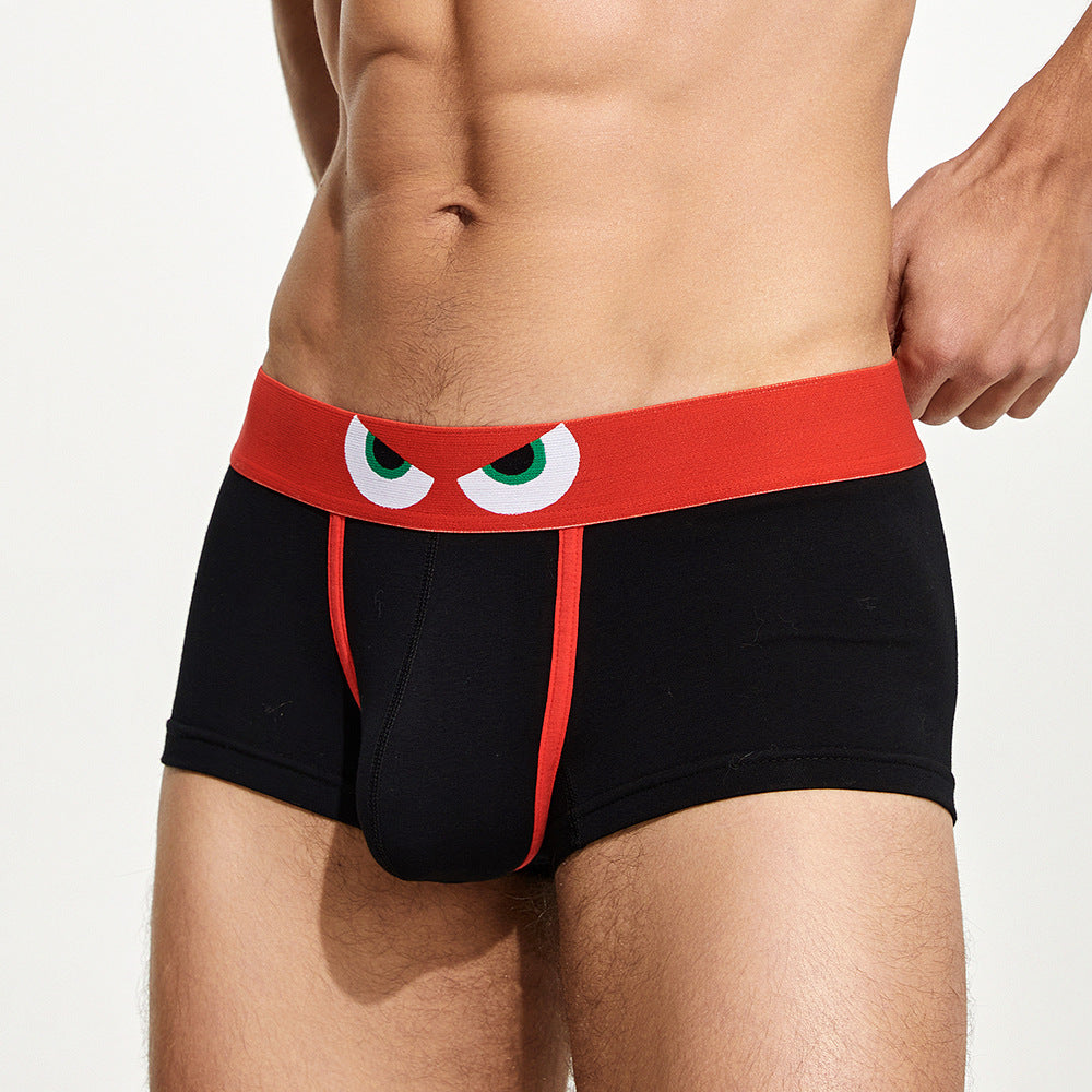 4 pieces SEOBEAN Angry birds Men's underwear comfortable sweat-wicking boxers men's bump shorts