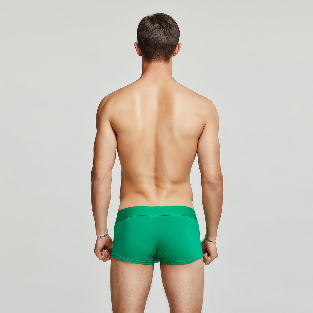 7 pieces SEOBEAN Men's cotton underwear comfortable sweat-wicking boxers men's bump shorts