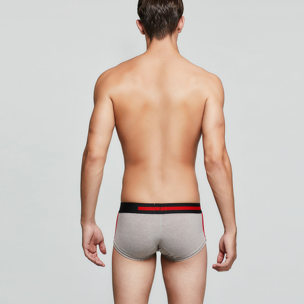 5 pieces SEOBEAN Men's cotton underwear comfortable sweat-wicking boxers men's bump shorts