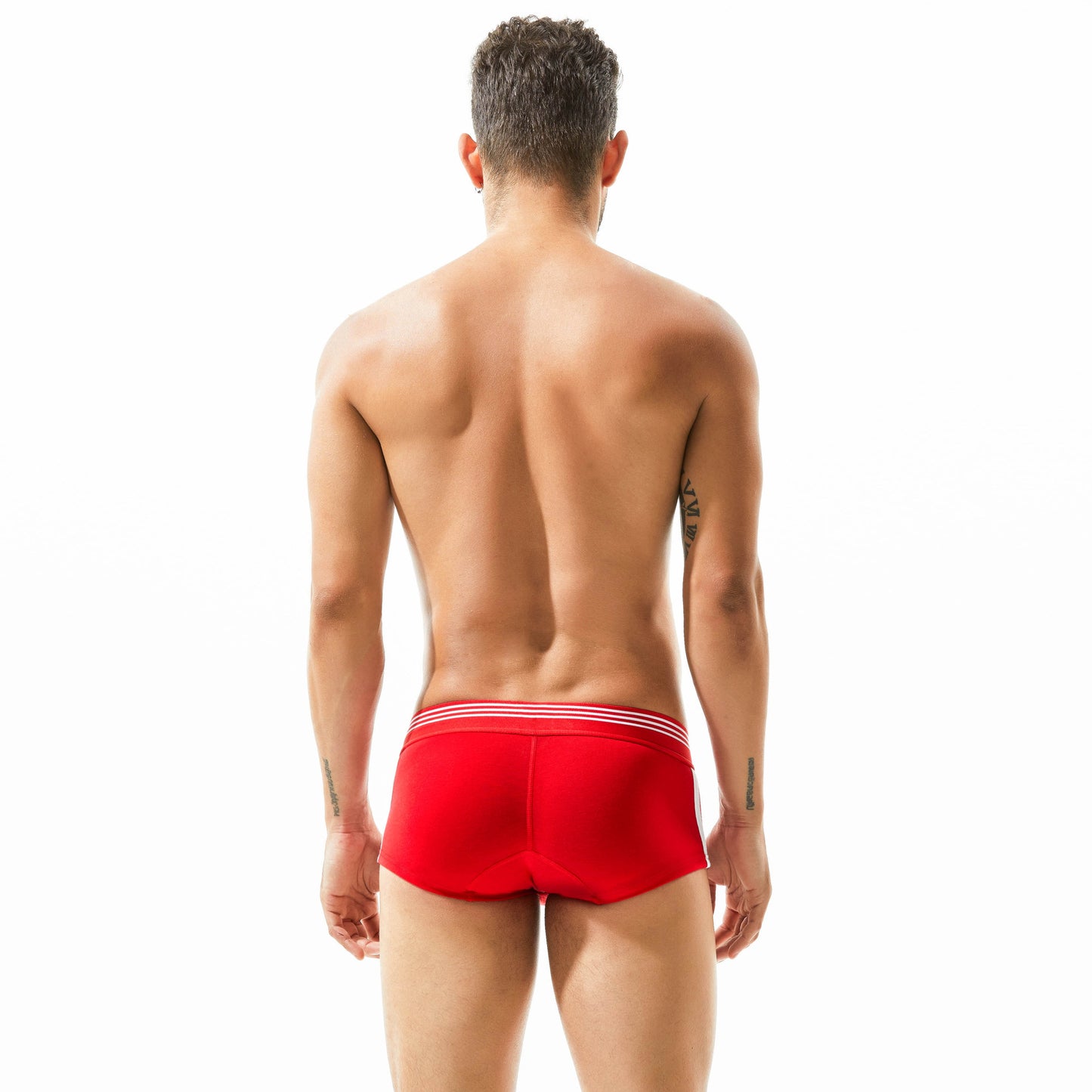 5 pieces SEOBEAN Men's cotton underwear comfortable sweat-wicking boxers men's bump shorts