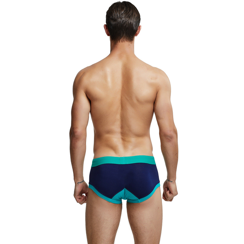 4 pieces SEOBEAN Men's underwear comfortable sweat-wicking boxers men's bump shorts