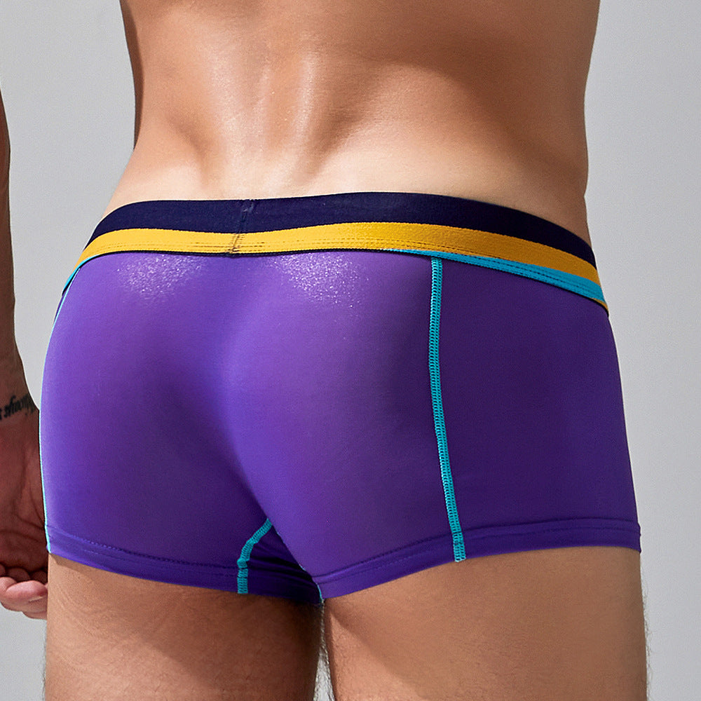 7 pieces SEOBEAN Men's underwear comfortable sweat-wicking boxers men's bump shorts