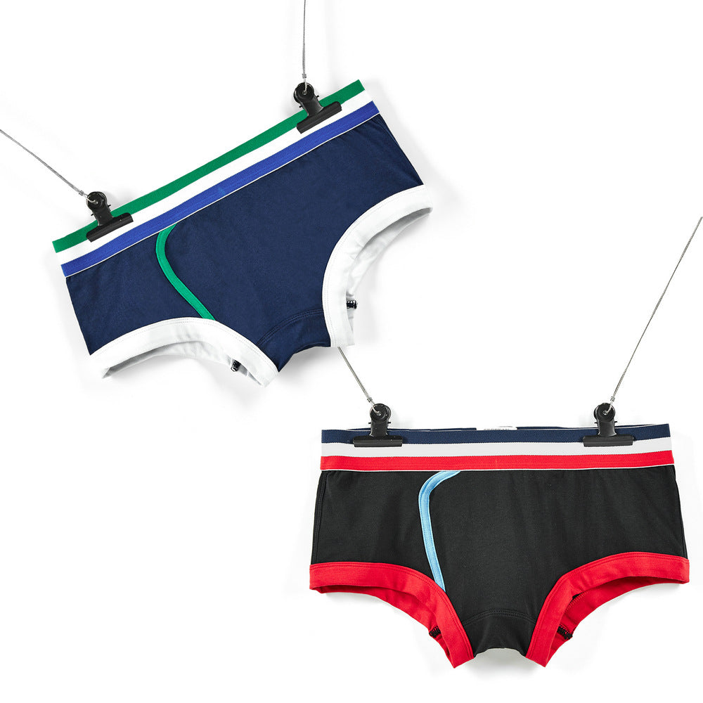 5 pieces SEOBEAN Men's underwear comfortable sweat-wicking boxers men's bump shorts