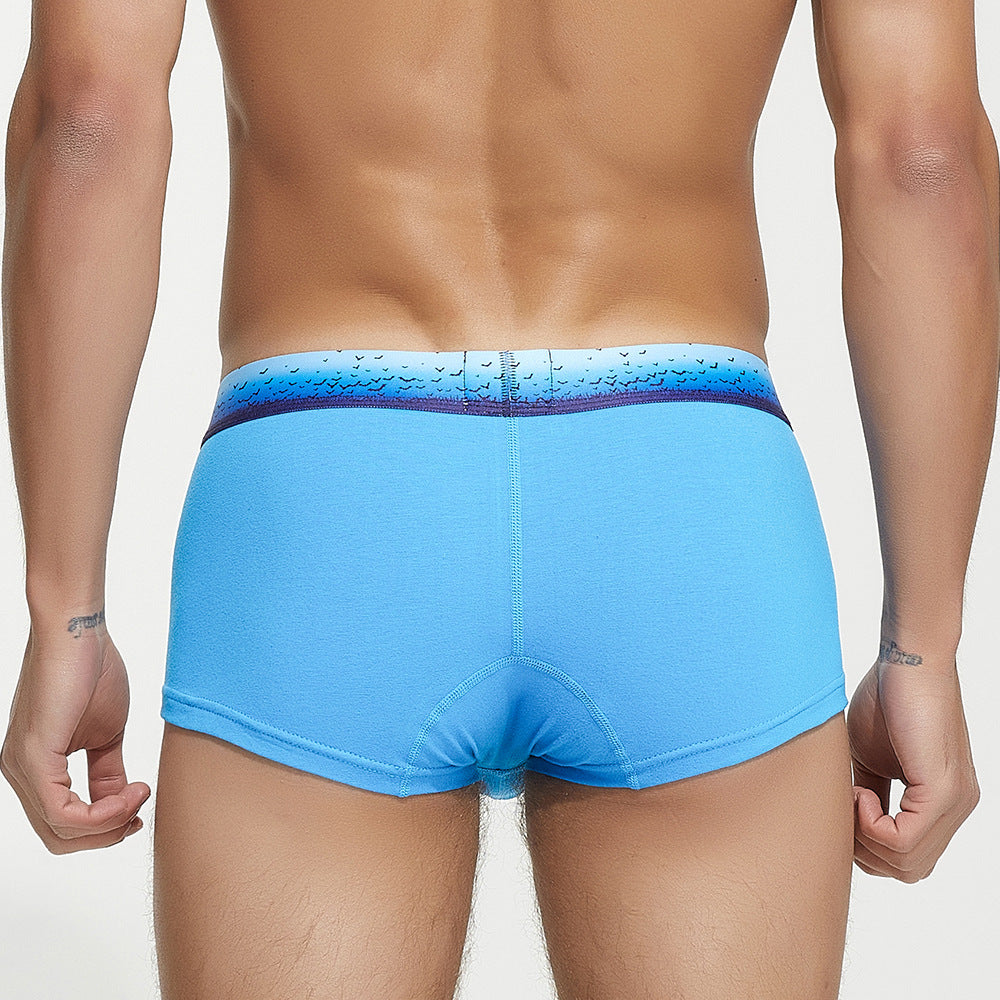 7 pieces SEOBEAN Men's underwear comfortable sweat-wicking boxers men's bump shorts