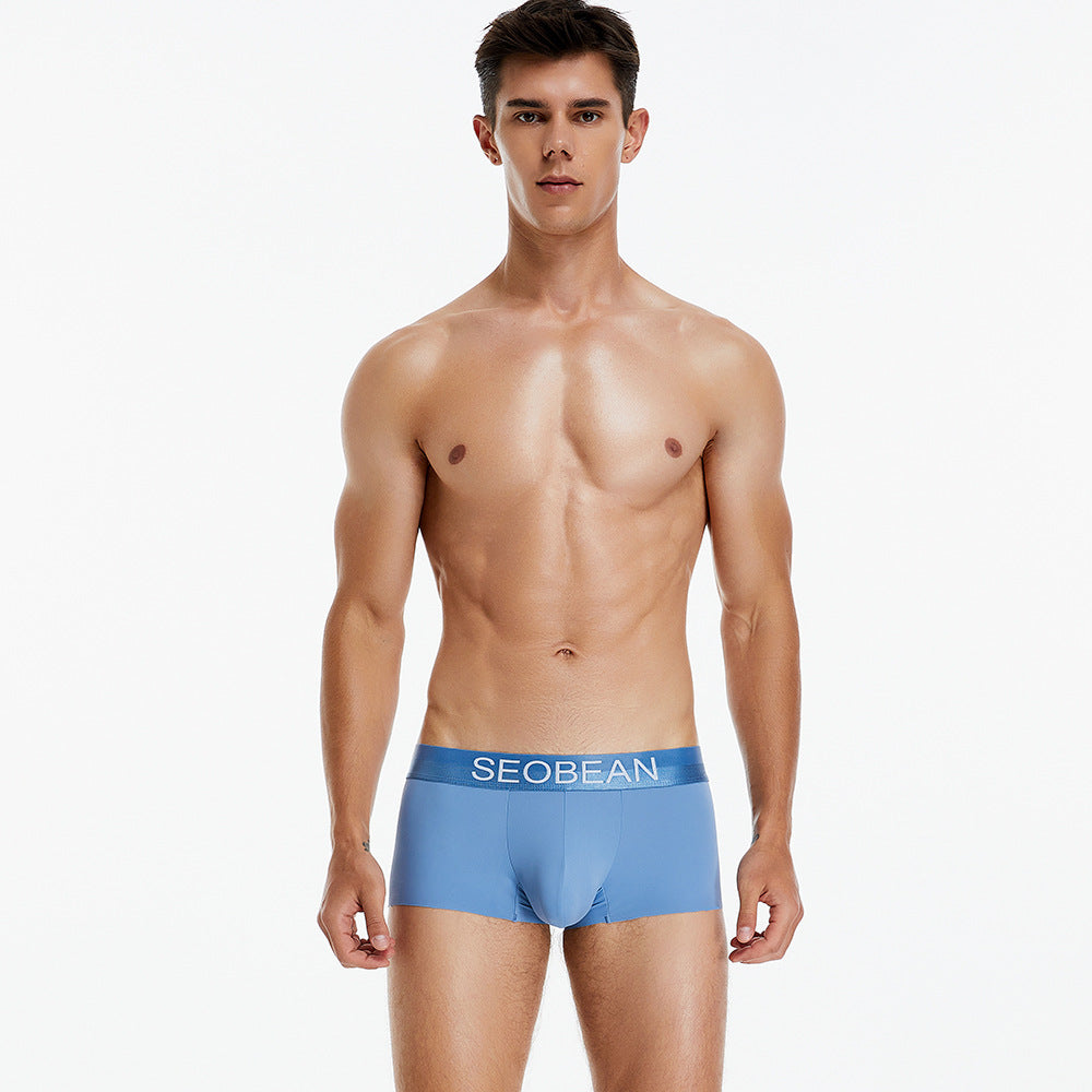 6 pieces SEOBEAN Men's underwear comfortable sweat-wicking boxers men's bump shorts
