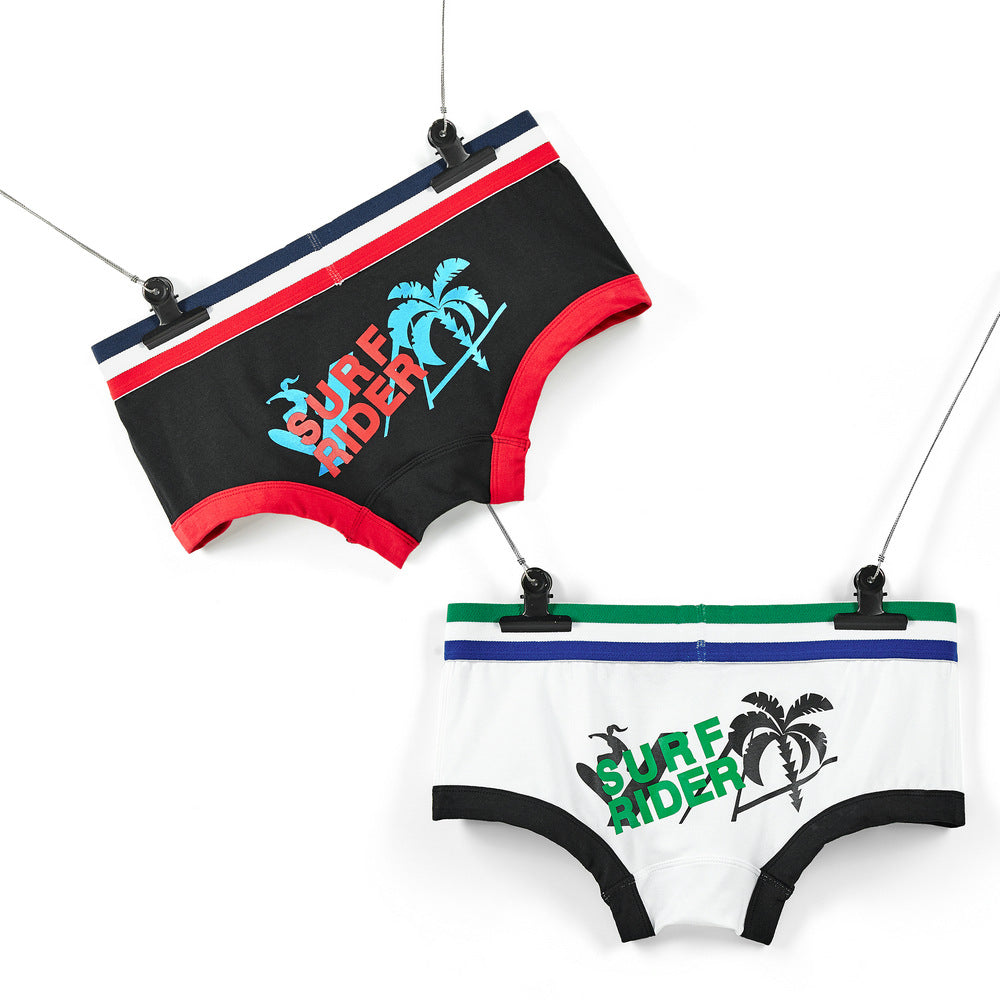 5 pieces SEOBEAN Men's underwear comfortable sweat-wicking boxers men's bump shorts