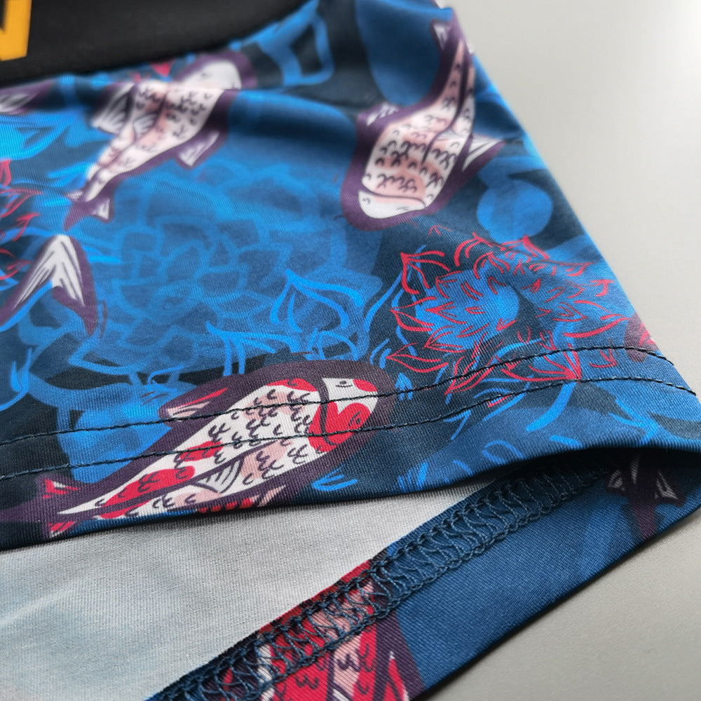 4 pieces SEOBEAN Men's underwear comfortable sweat-wicking boxers men's bump shorts