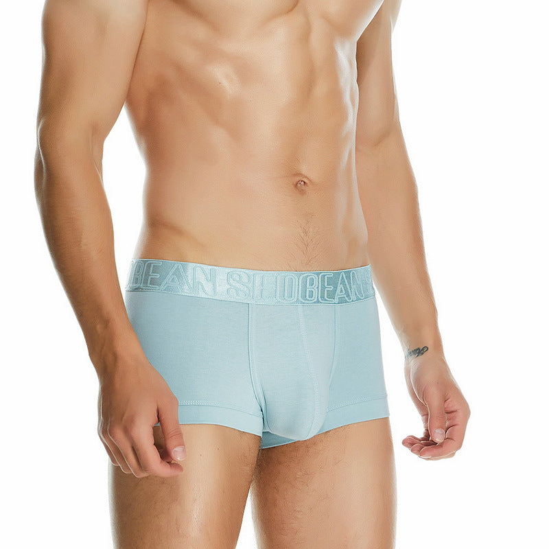 8 pieces SEOBEAN Men's underwear comfortable sweat-wicking boxers men's bump shorts