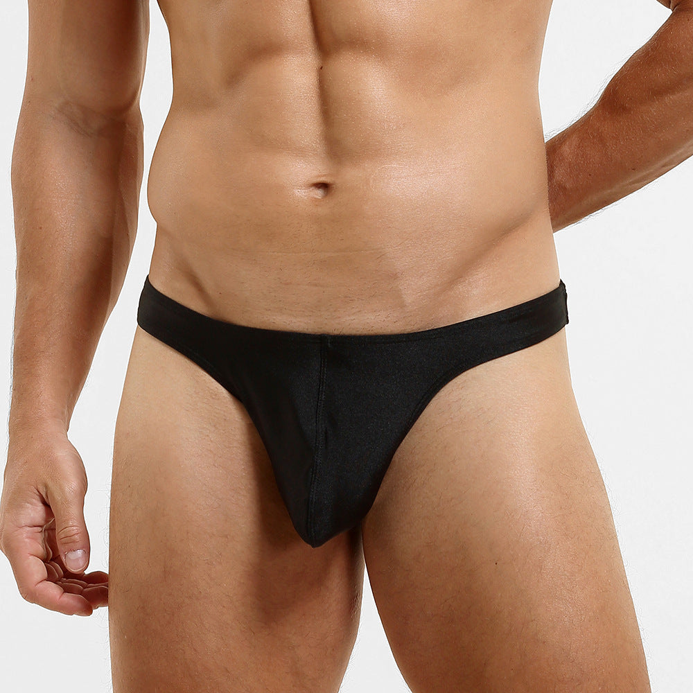 TAUWELL bikini briefs men's sexy single thong fashion sports fluorescent briefs