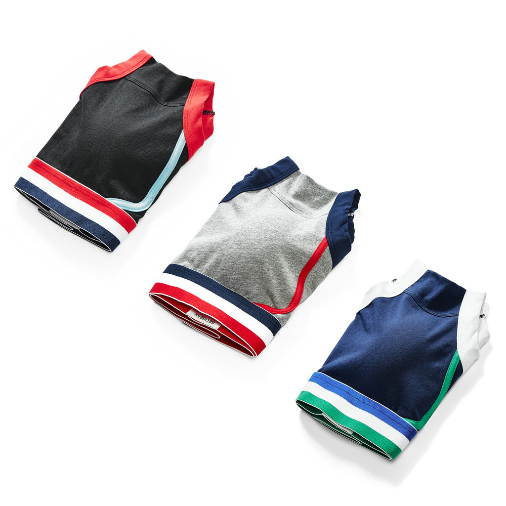 5 pieces SEOBEAN Men's underwear comfortable sweat-wicking boxers men's bump shorts