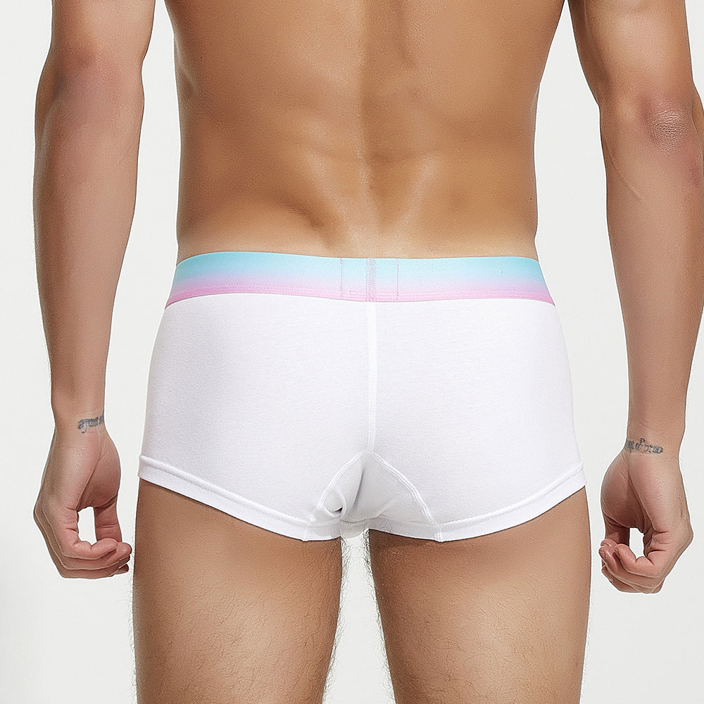 7 pieces SEOBEAN Men's underwear comfortable sweat-wicking boxers men's bump shorts