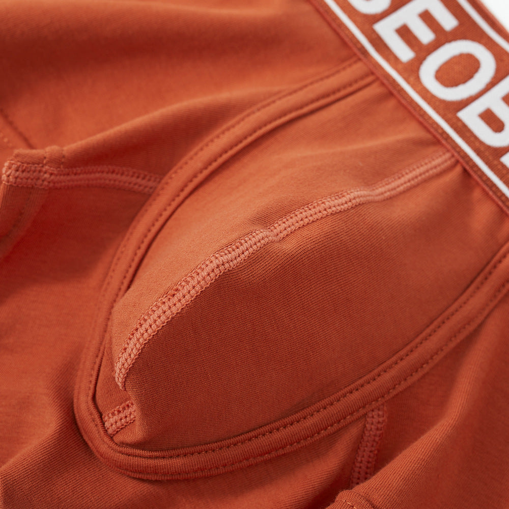 6 pieces SEOBEAN Men's underwear comfortable sweat-wicking boxers men's bump shorts