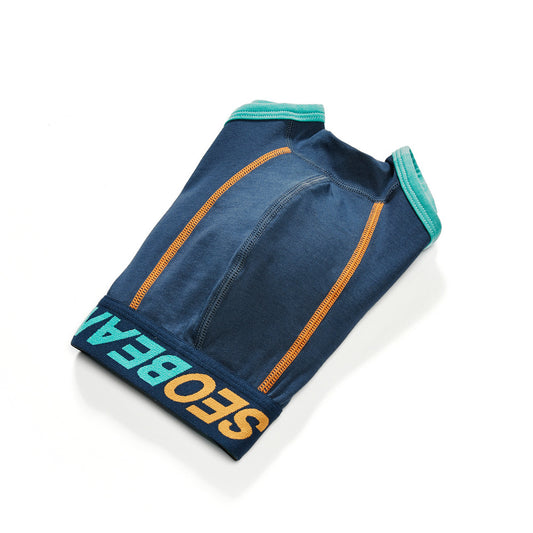 6 pieces SEOBEAN Men's underwear comfortable sweat-wicking boxers men's bump shorts