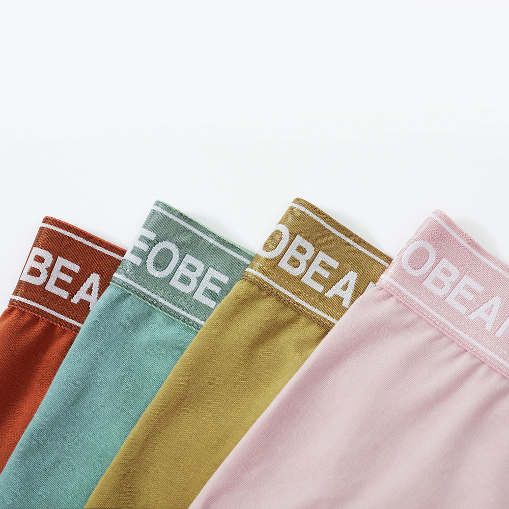 6 pieces SEOBEAN Men's underwear comfortable sweat-wicking boxers men's bump shorts