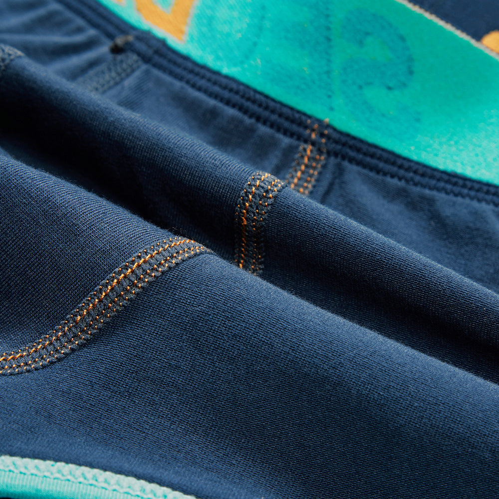 6 pieces SEOBEAN Men's underwear comfortable sweat-wicking boxers men's bump shorts