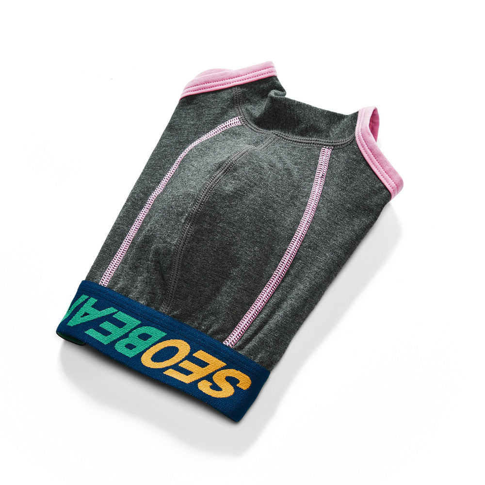 6 pieces SEOBEAN Men's underwear comfortable sweat-wicking boxers men's bump shorts