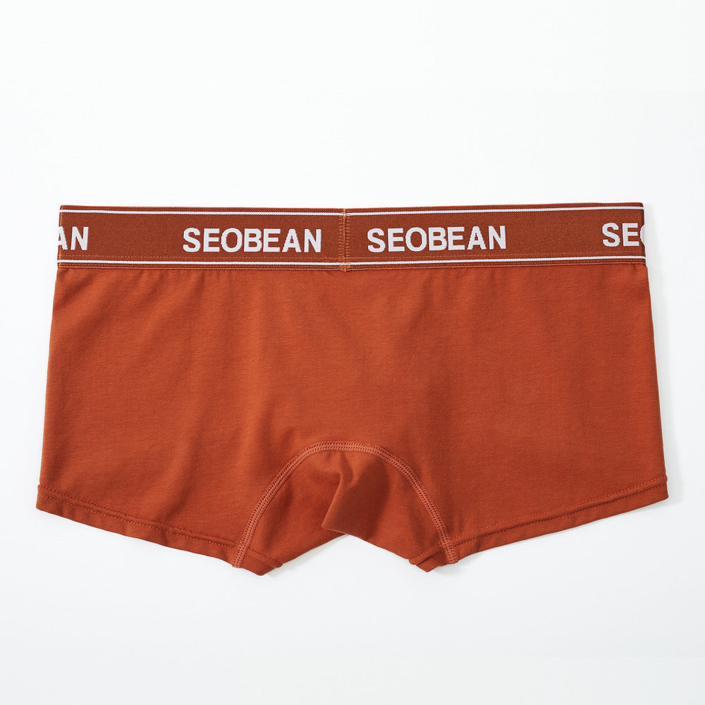 6 pieces SEOBEAN Men's underwear comfortable sweat-wicking boxers men's bump shorts
